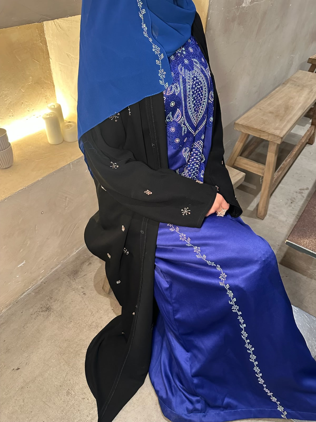 Omani Blue Jalabiya