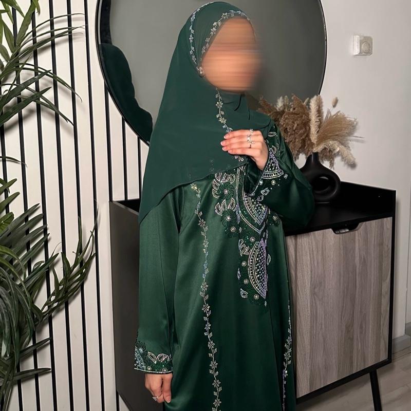 Green Omani Jalabiya